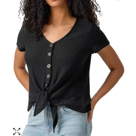 Sanctuary By My Side Pointelle Tee - Picture 2 of 6